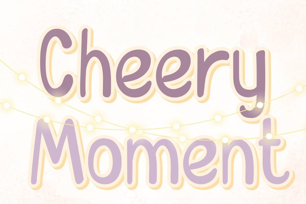 Font Cheery Moment