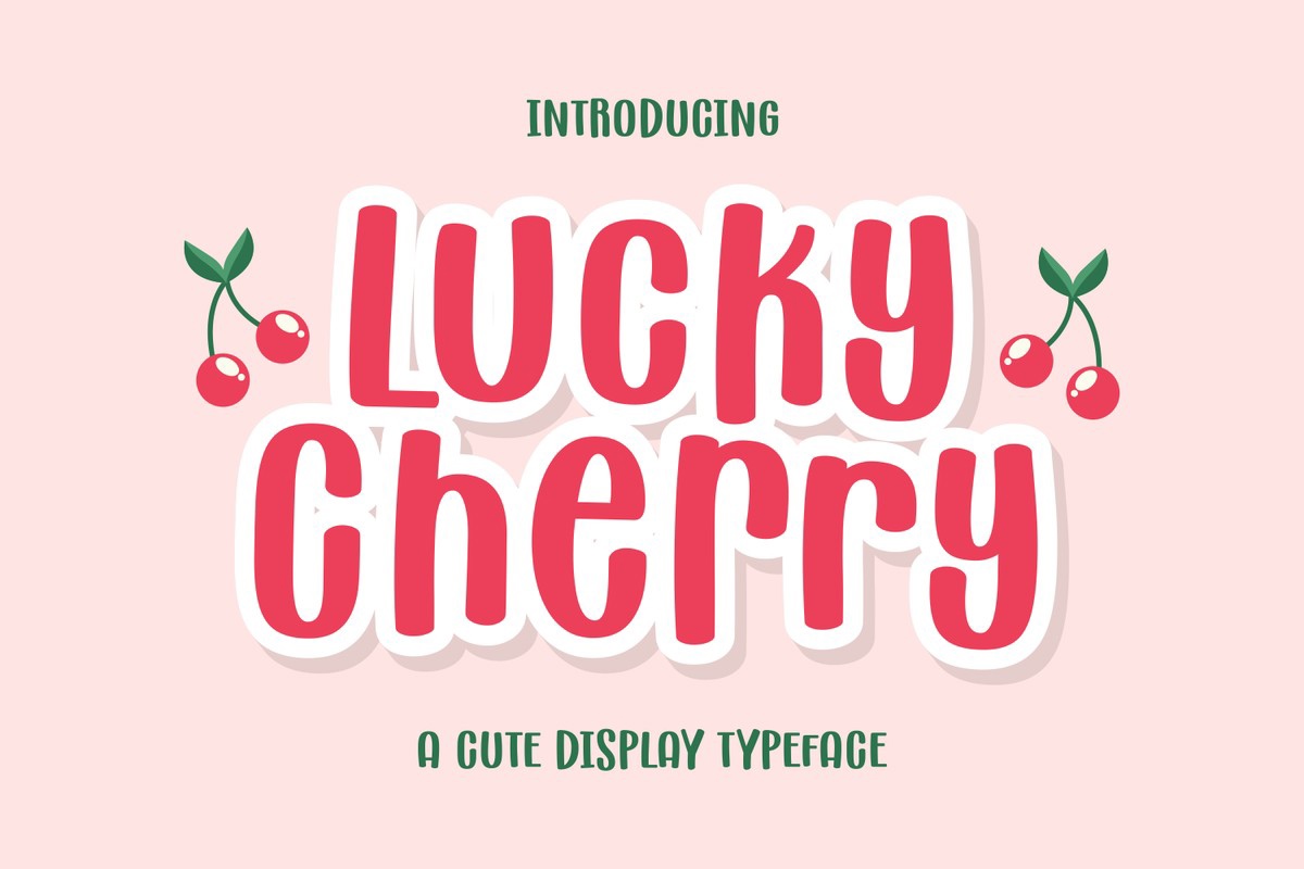 Font Lucky Cherry