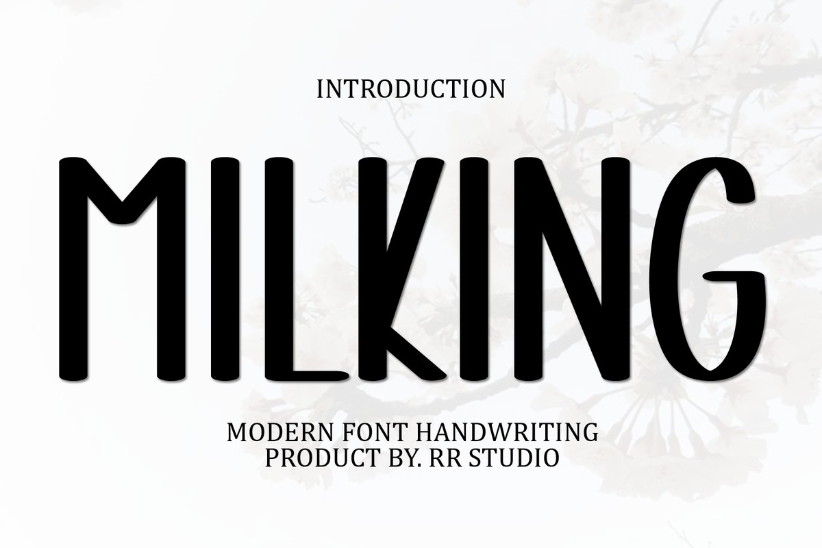 Font Milking