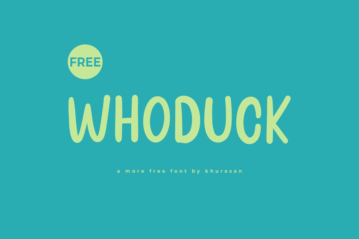 Font Whoduck