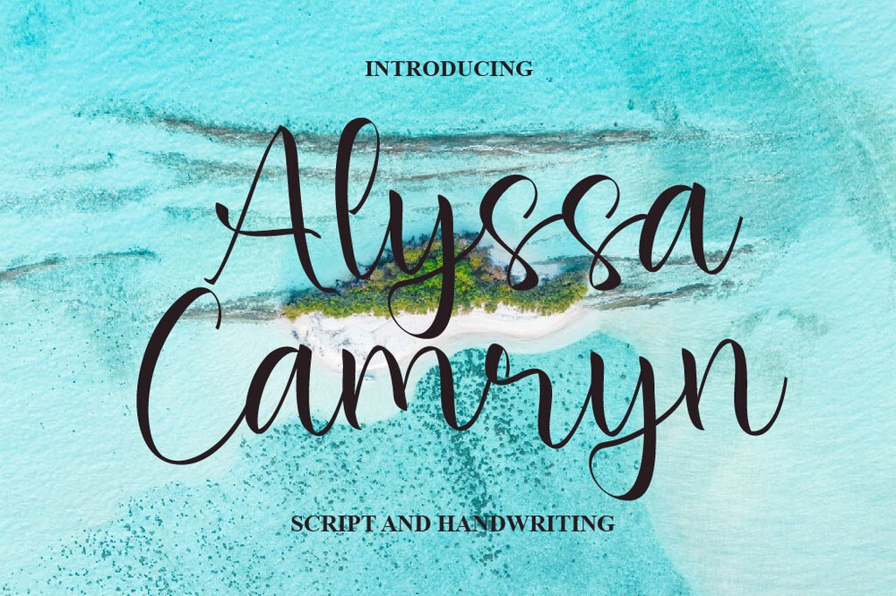 Font Alyssa Camryn