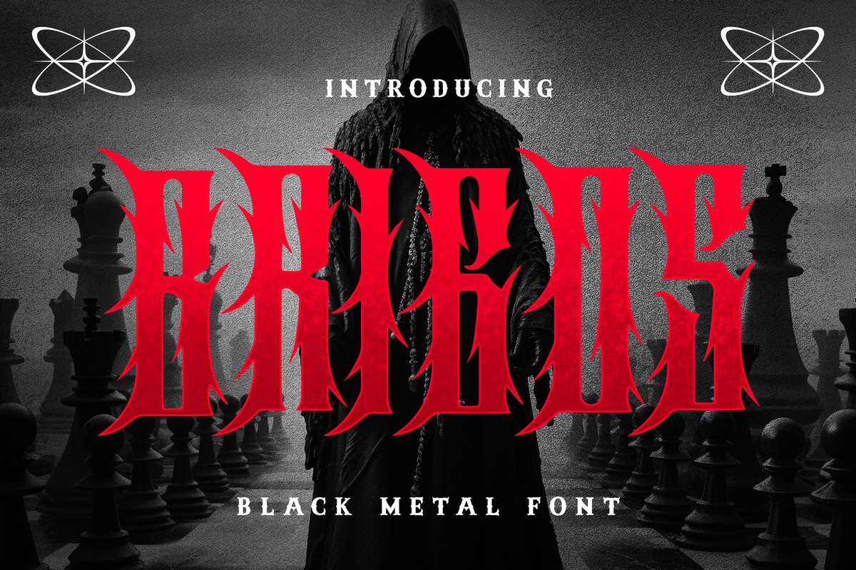 Font Brigos Metal