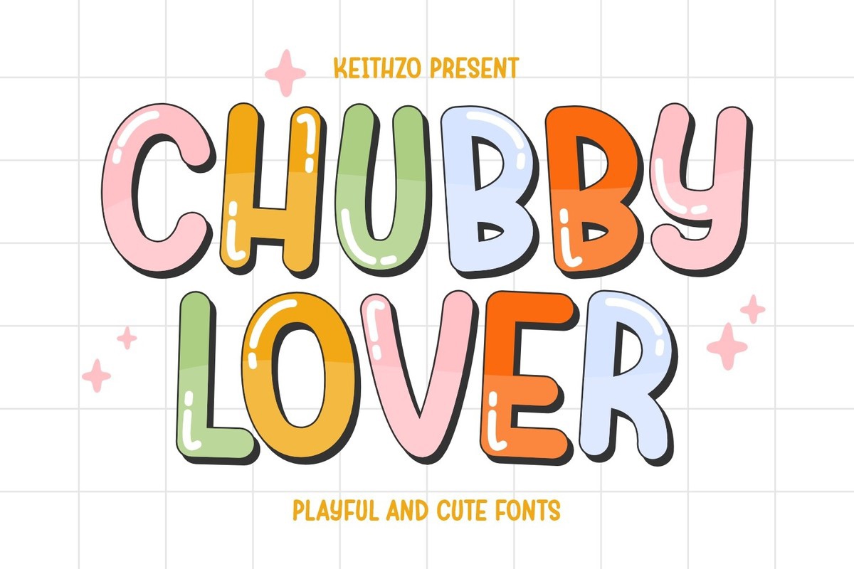 Font Chubby Lover