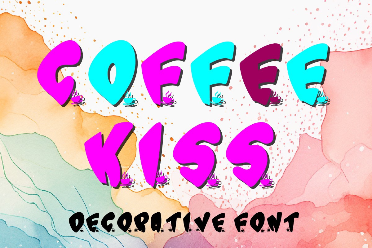 Font Coffee Kiss