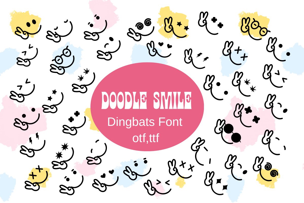 Font Doodle Smile