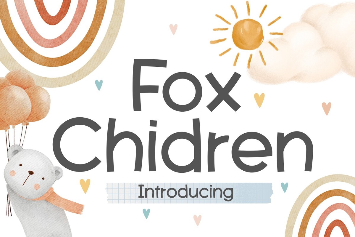 Font Fox Chidren