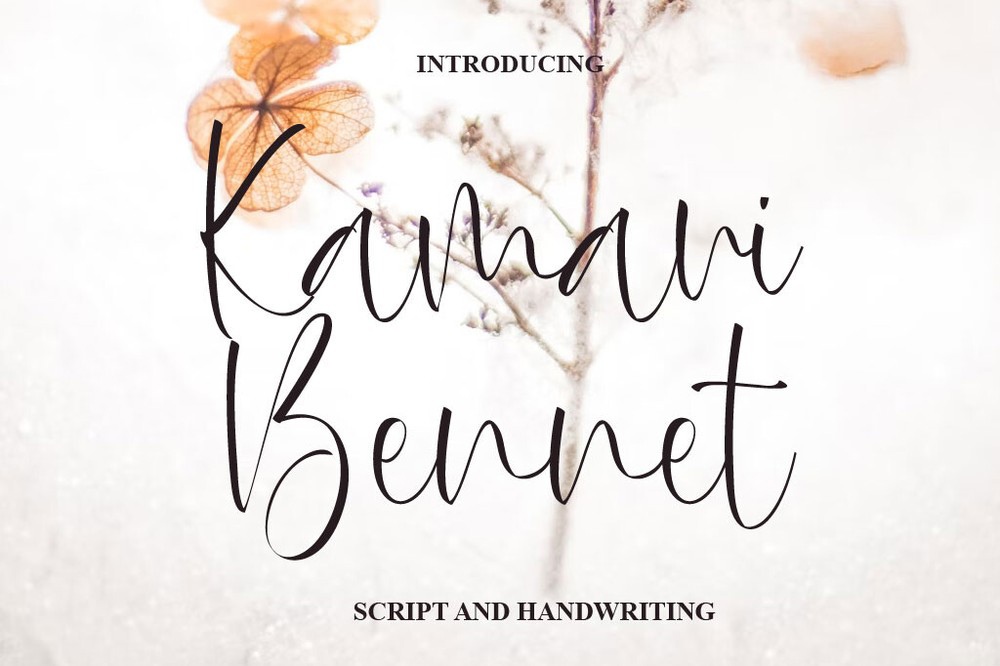 Font Kamari Bennett