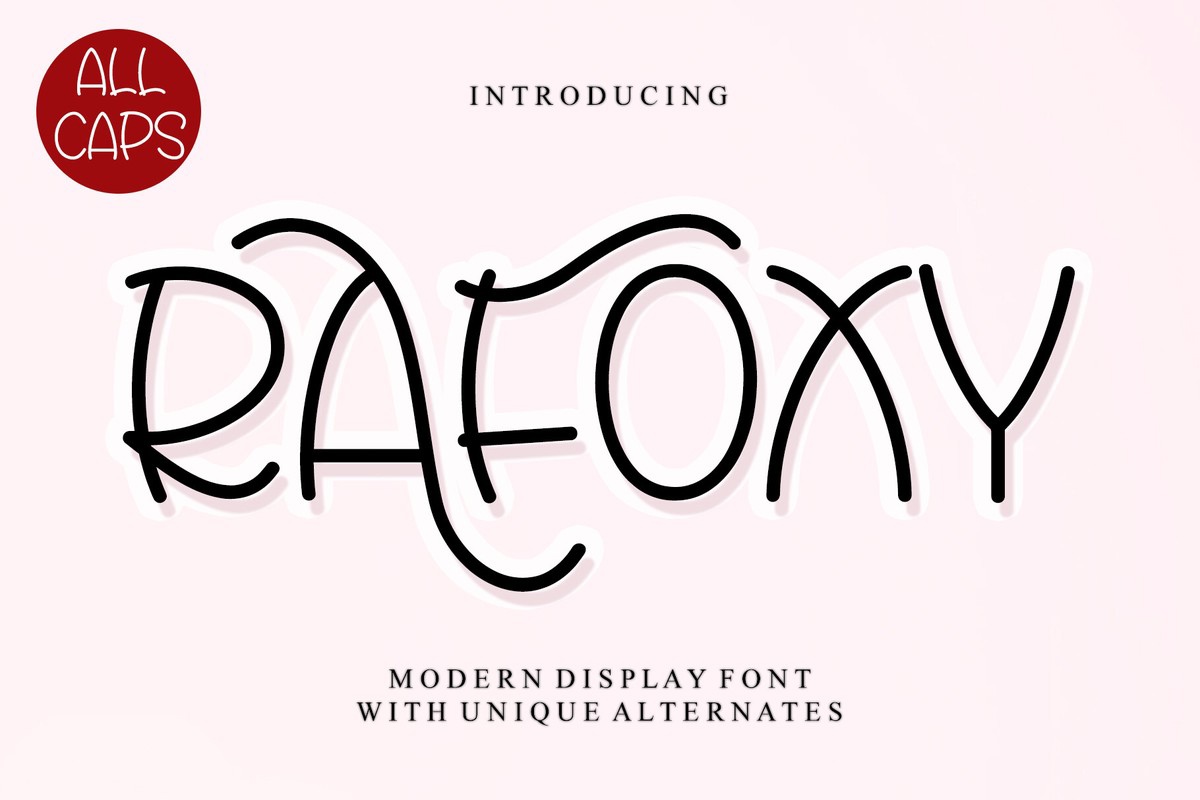 Font Rafoxy