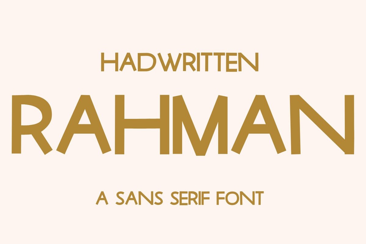 Font Rahman