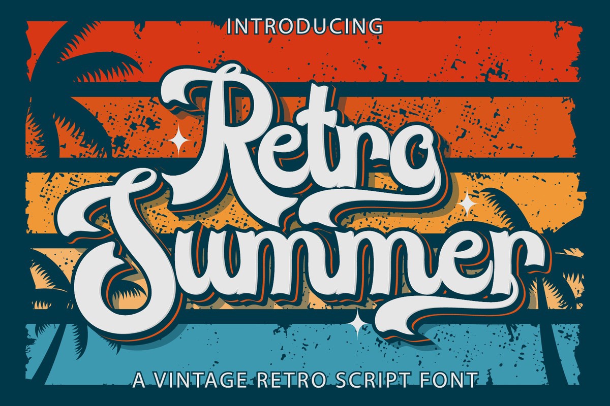 Font Retro Summer