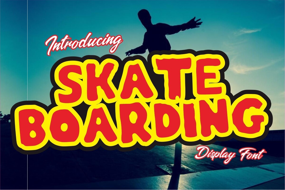 Font Skateboarding