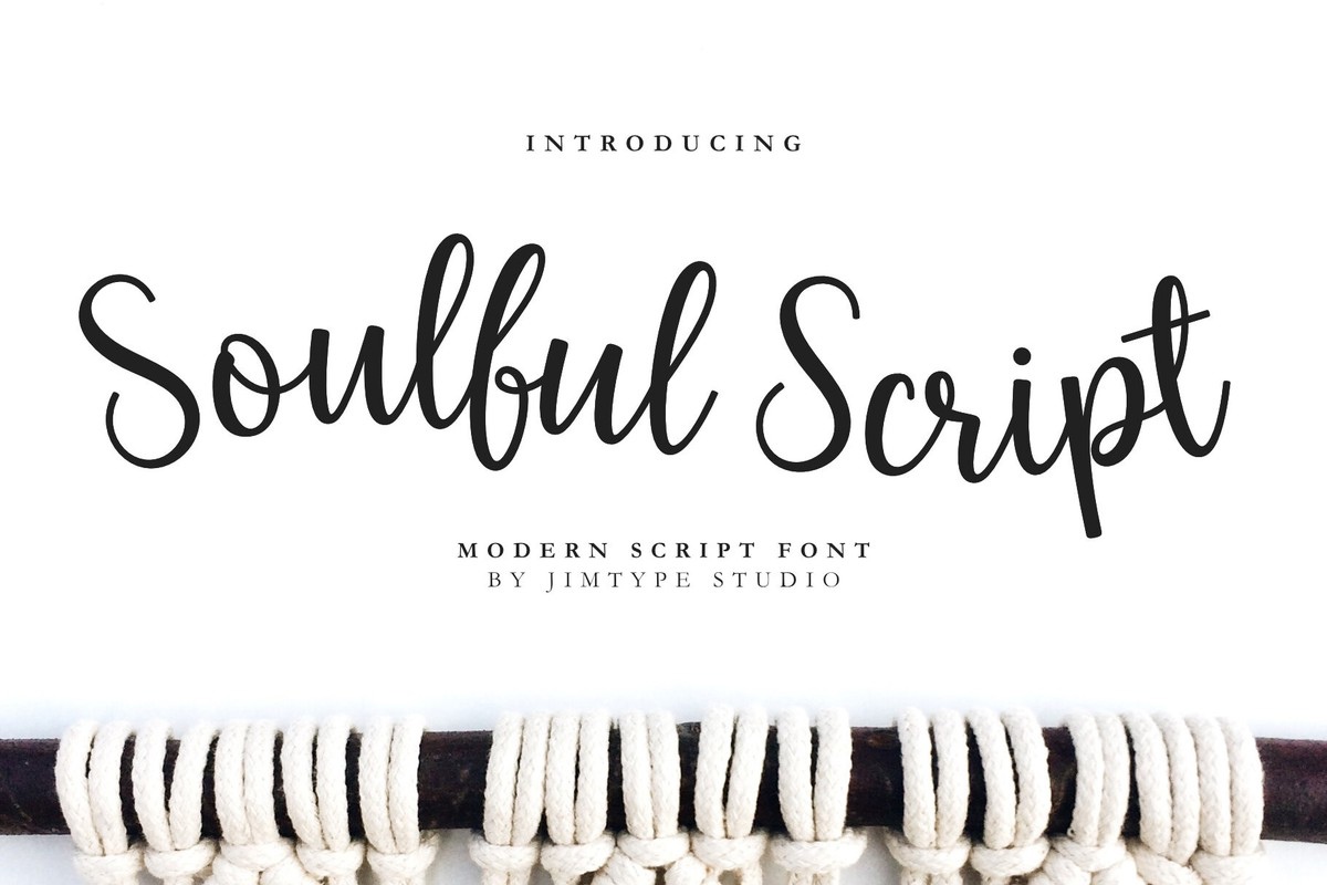 Font Soulful Script