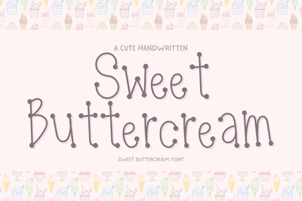 Font Sweet Buttercream