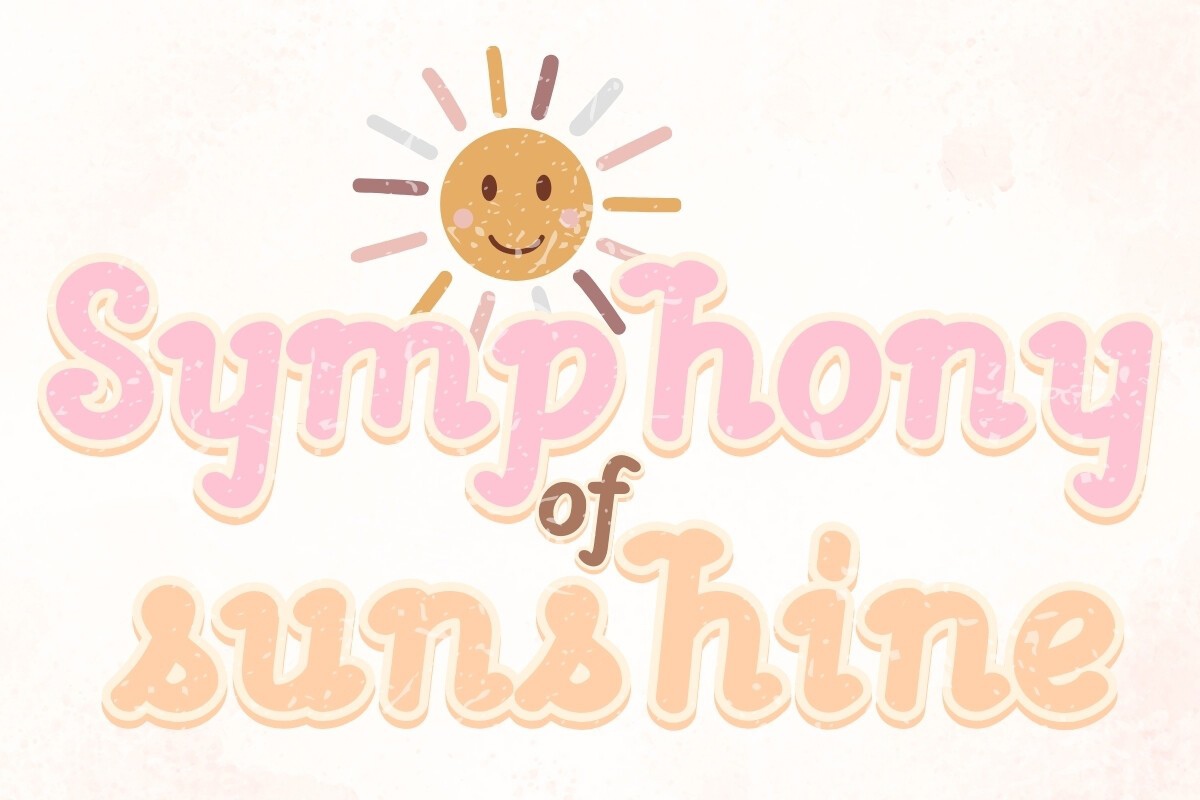 Font Symphony of Sunshine