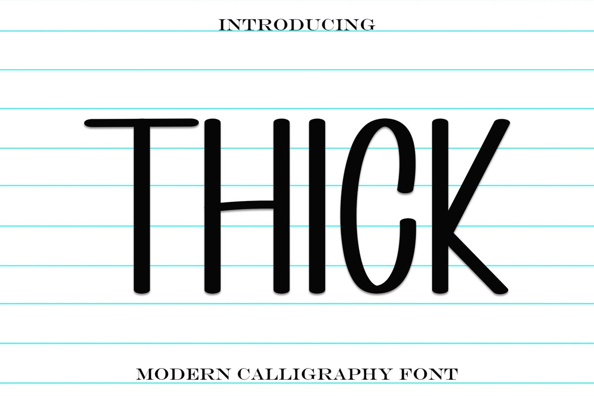 Font Thick