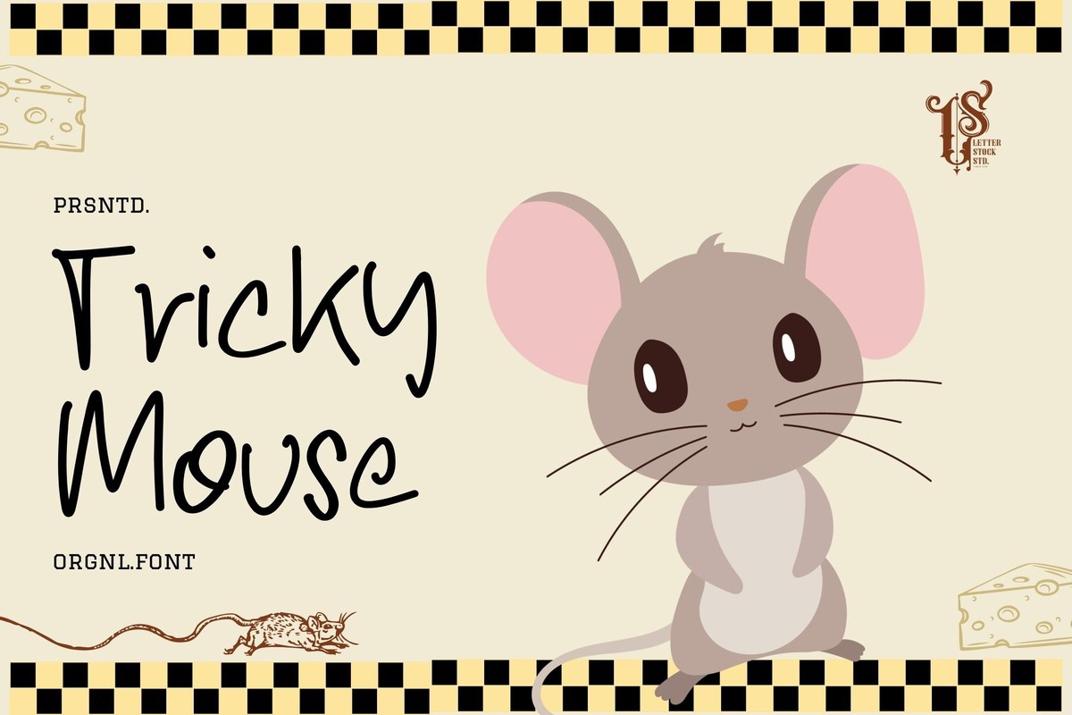 Font Tricky Mouse