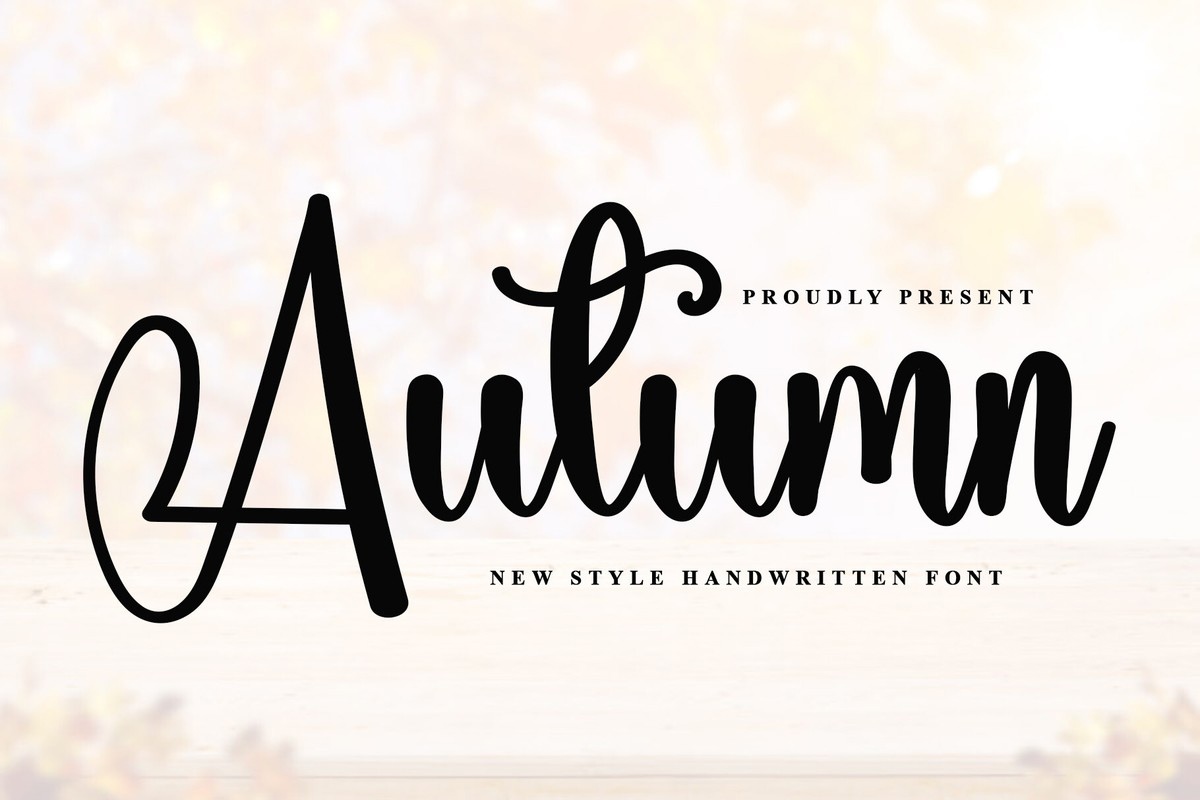 Font Autumn