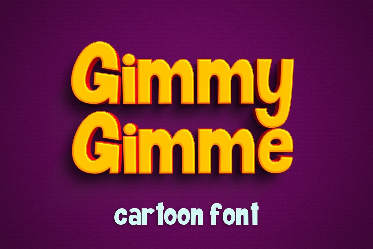 Font Gimmy Gimme