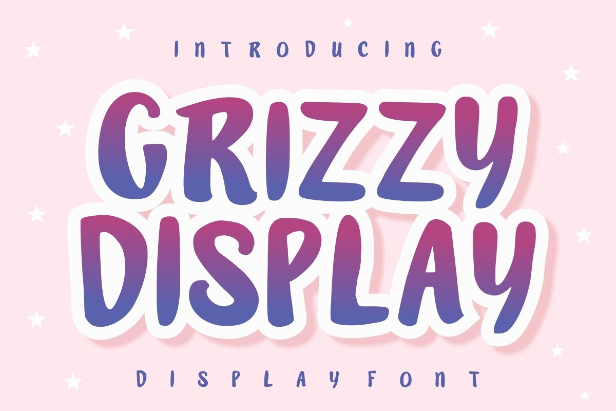 Font Grizzy Display