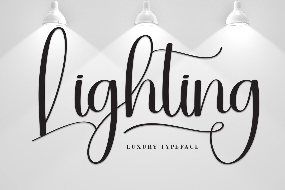 Font Lighting