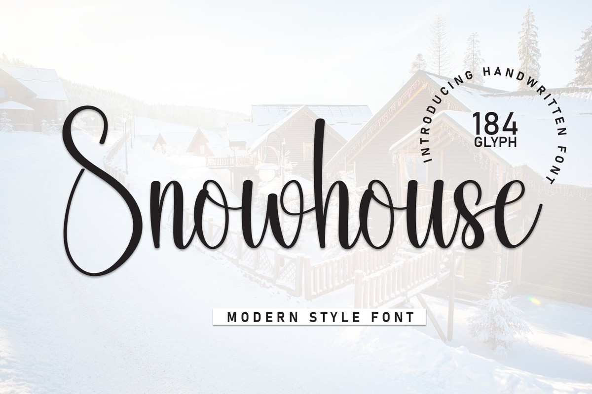 Font Snowhouse