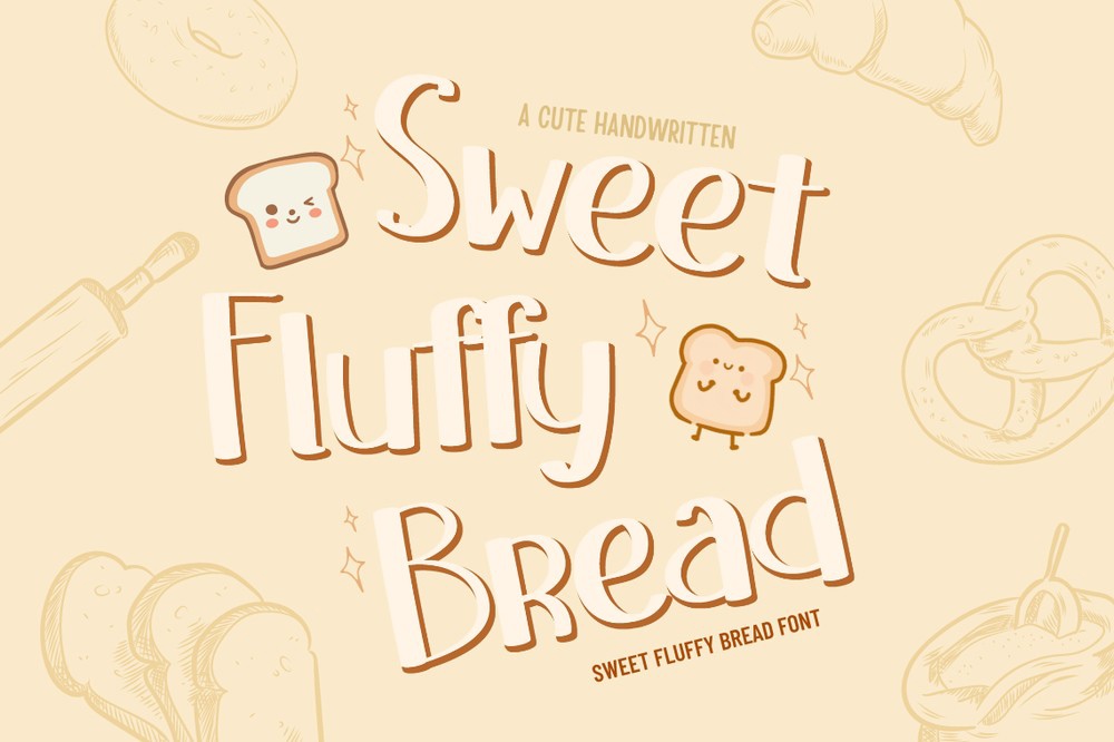 Font Sweet Fluffy Bread