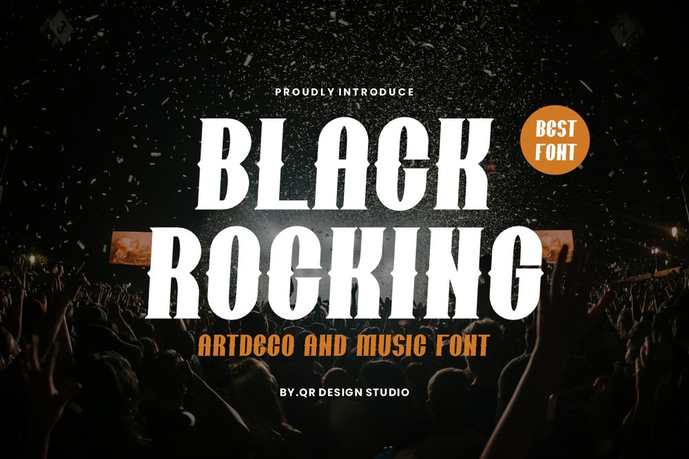 Font Black Rocking