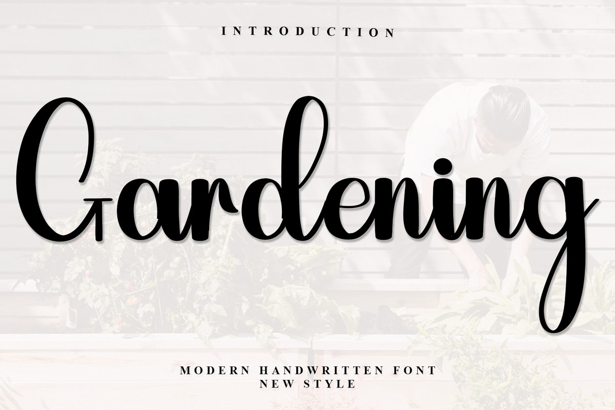 Font Gardening