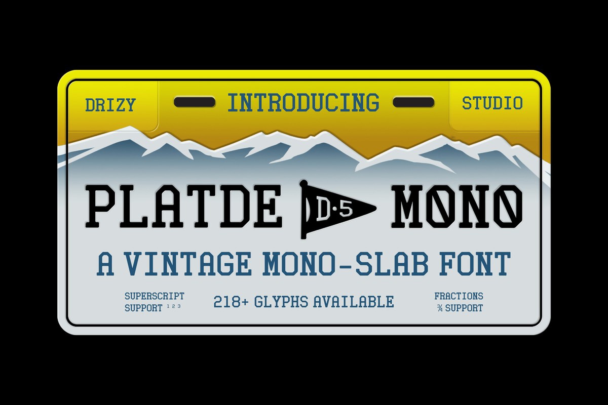 Font Platde Mono