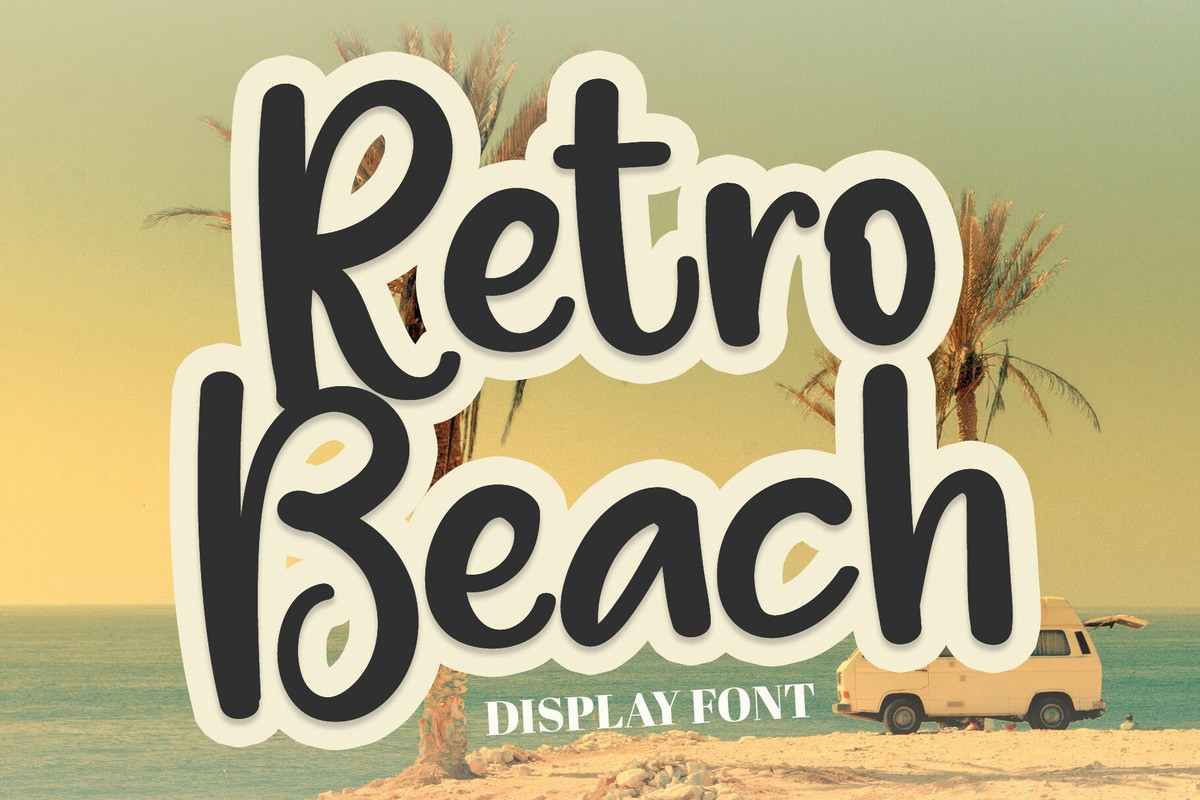 Font Retro Beach