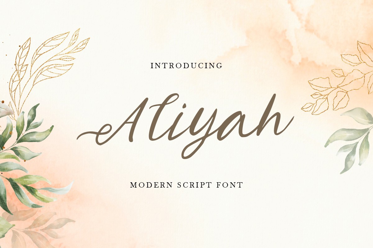 Font Aliyah