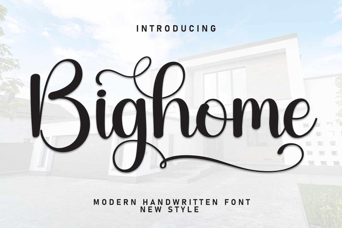 Font Bighome