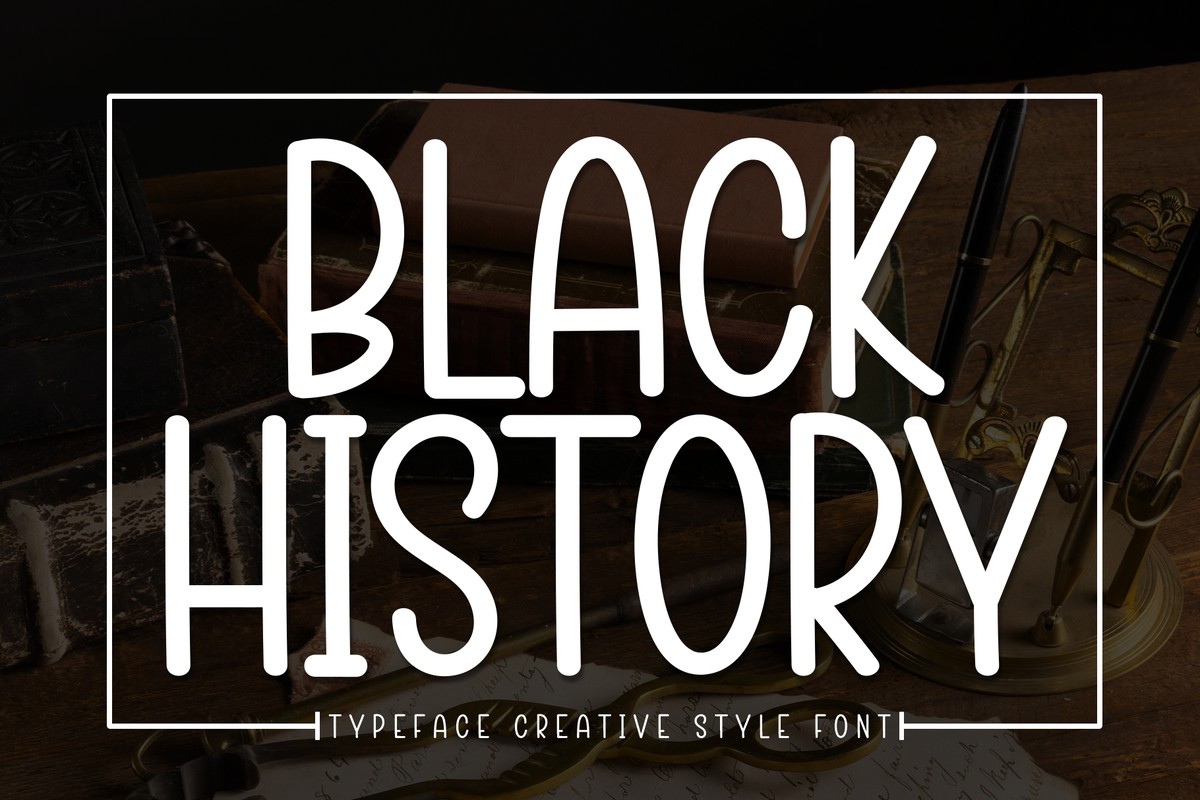 Font Blаck History