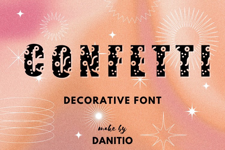 Font Confetti