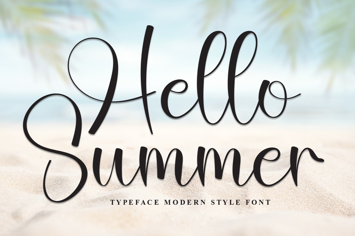 Font Hello Summеr