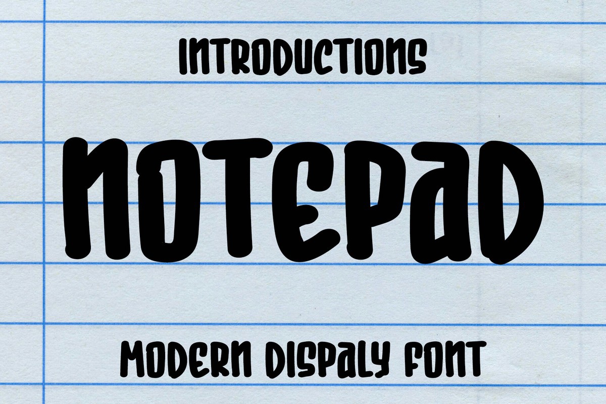 Font Notepad