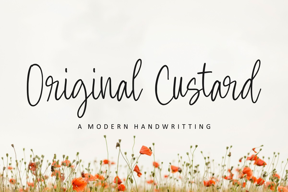 Font Original Custard