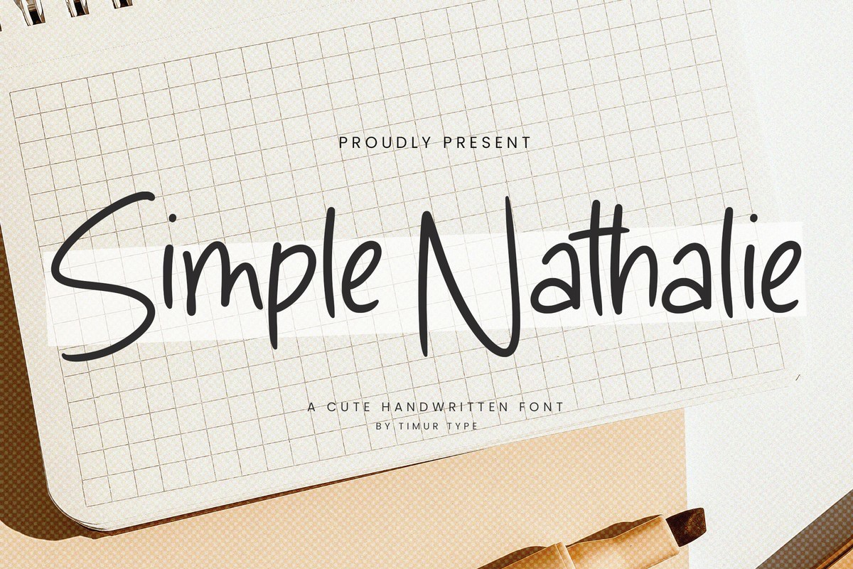 Font Simple Nathalie