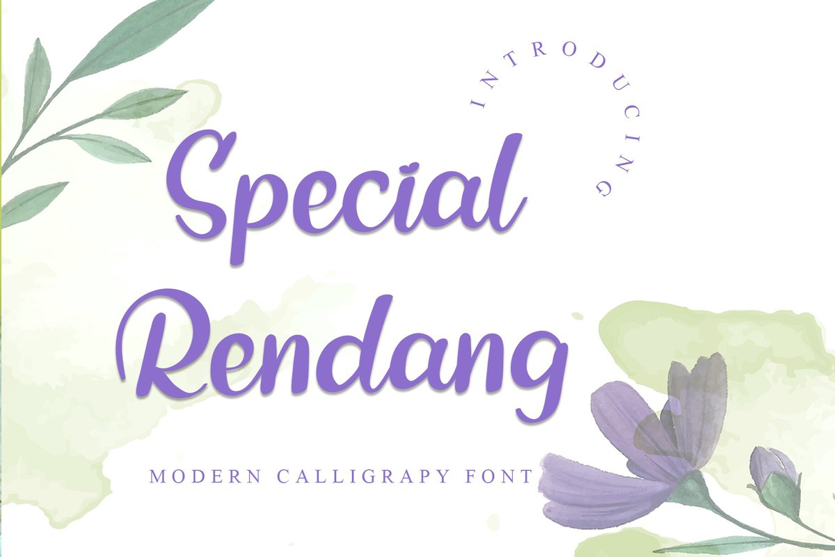 Font Special Rendang