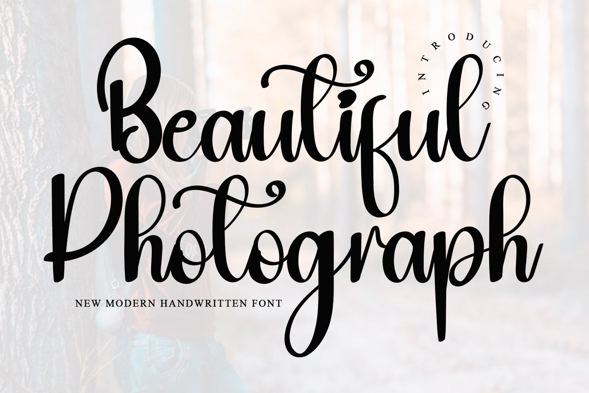 Font Beautiful Photograph