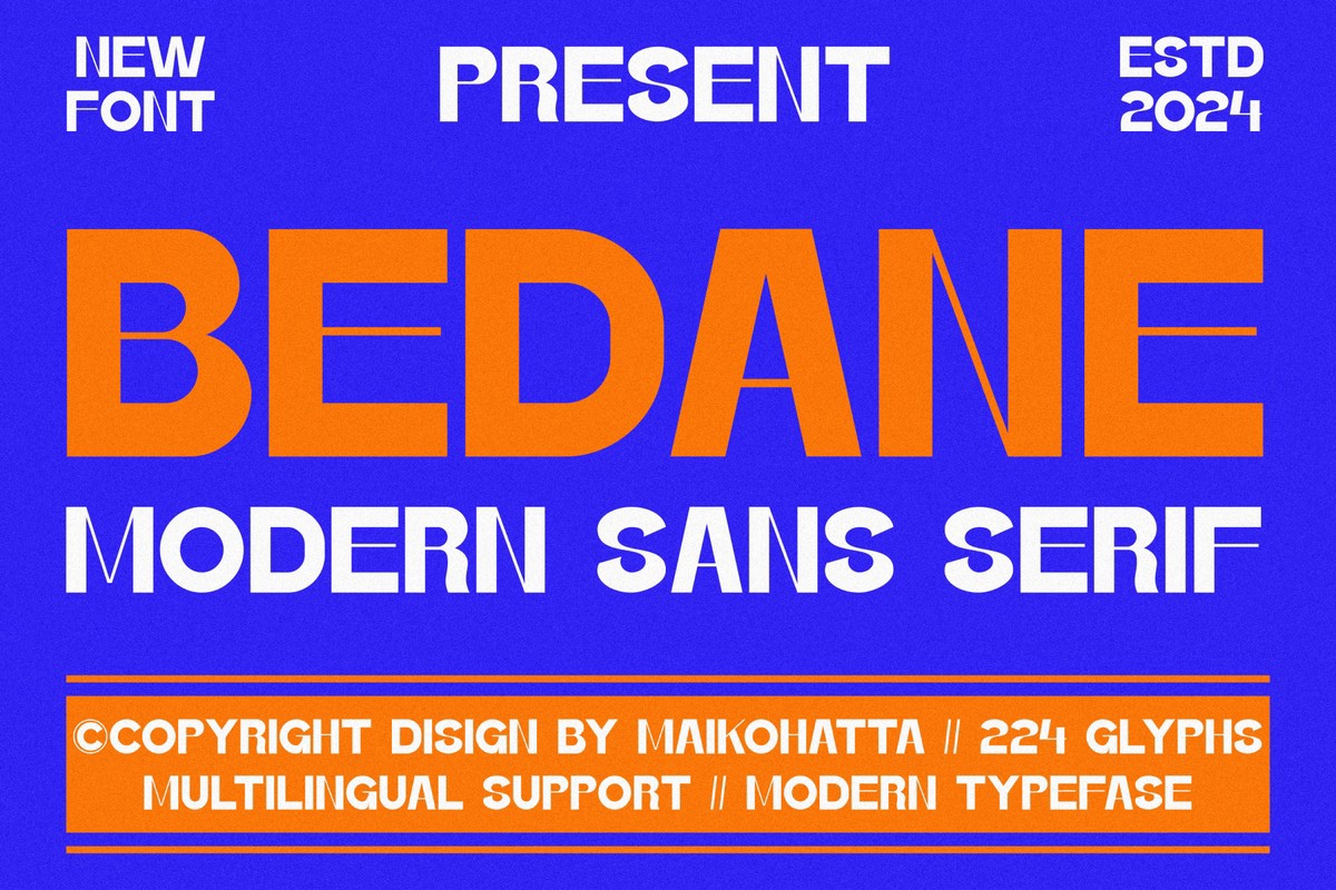 Font Bedane