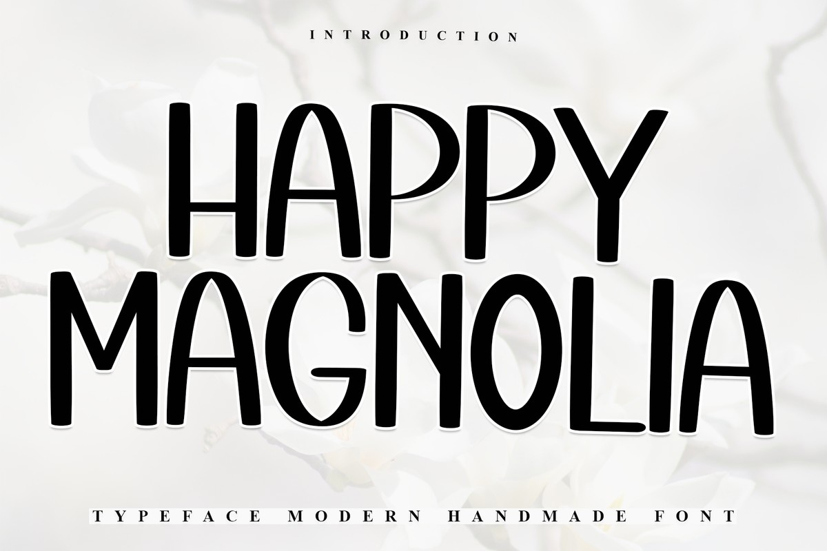 Font Happy Magnolia