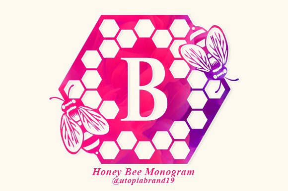 Font Honey Bee Monogram