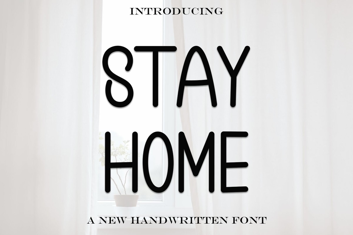 Font Stay Hоme