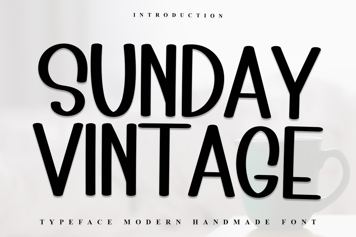 Font Sunday Vintage