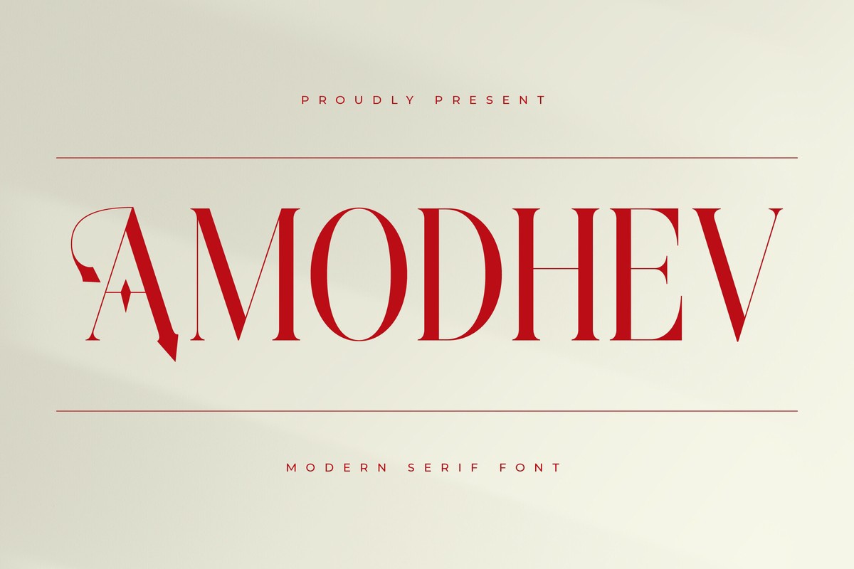 Font Amodhev