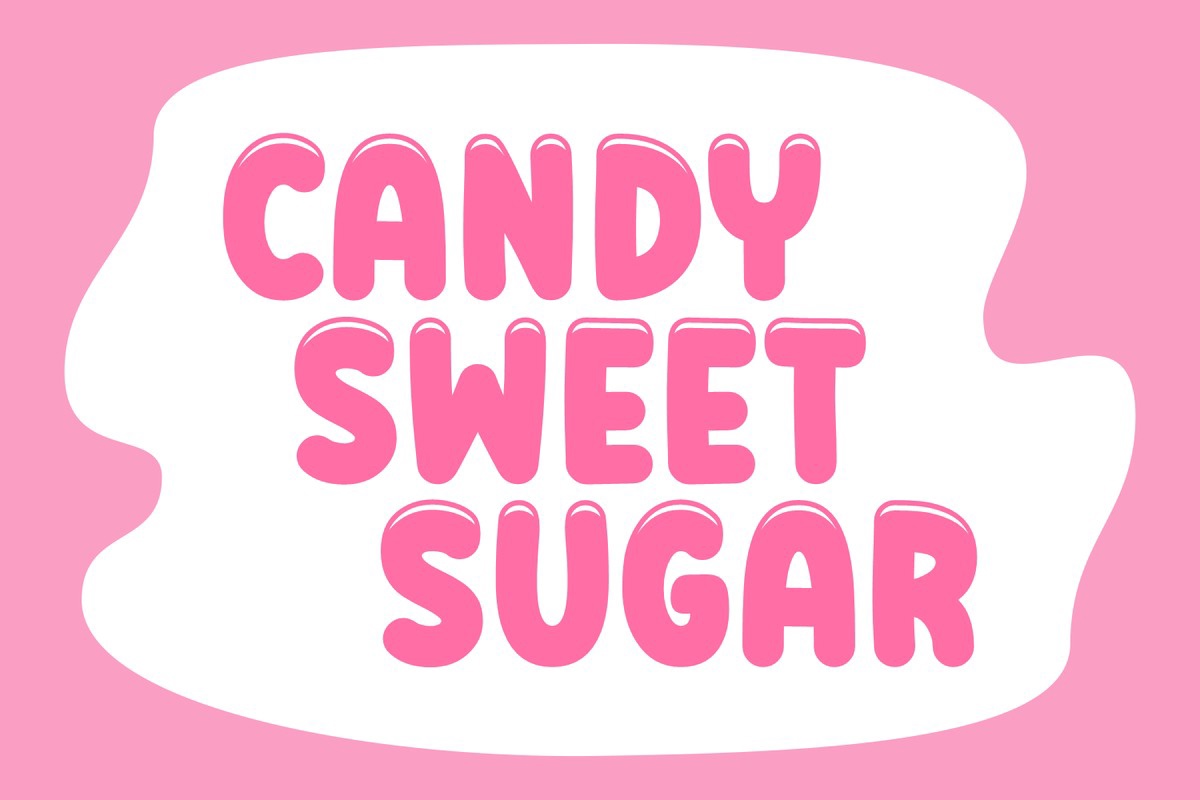 Font Candy Sweet Sugar