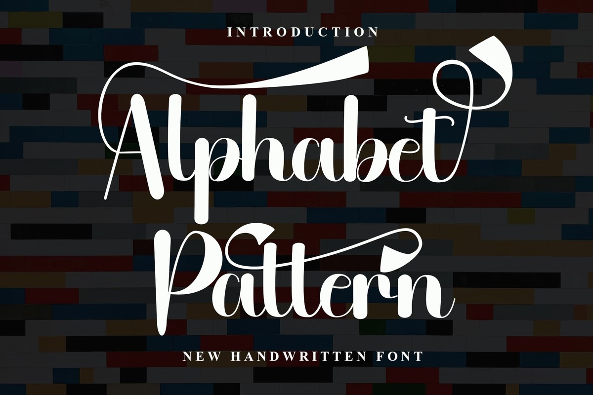 Font Alphabet Pattern