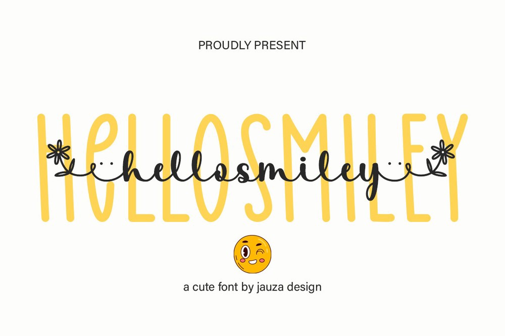 Font Hello Smiley