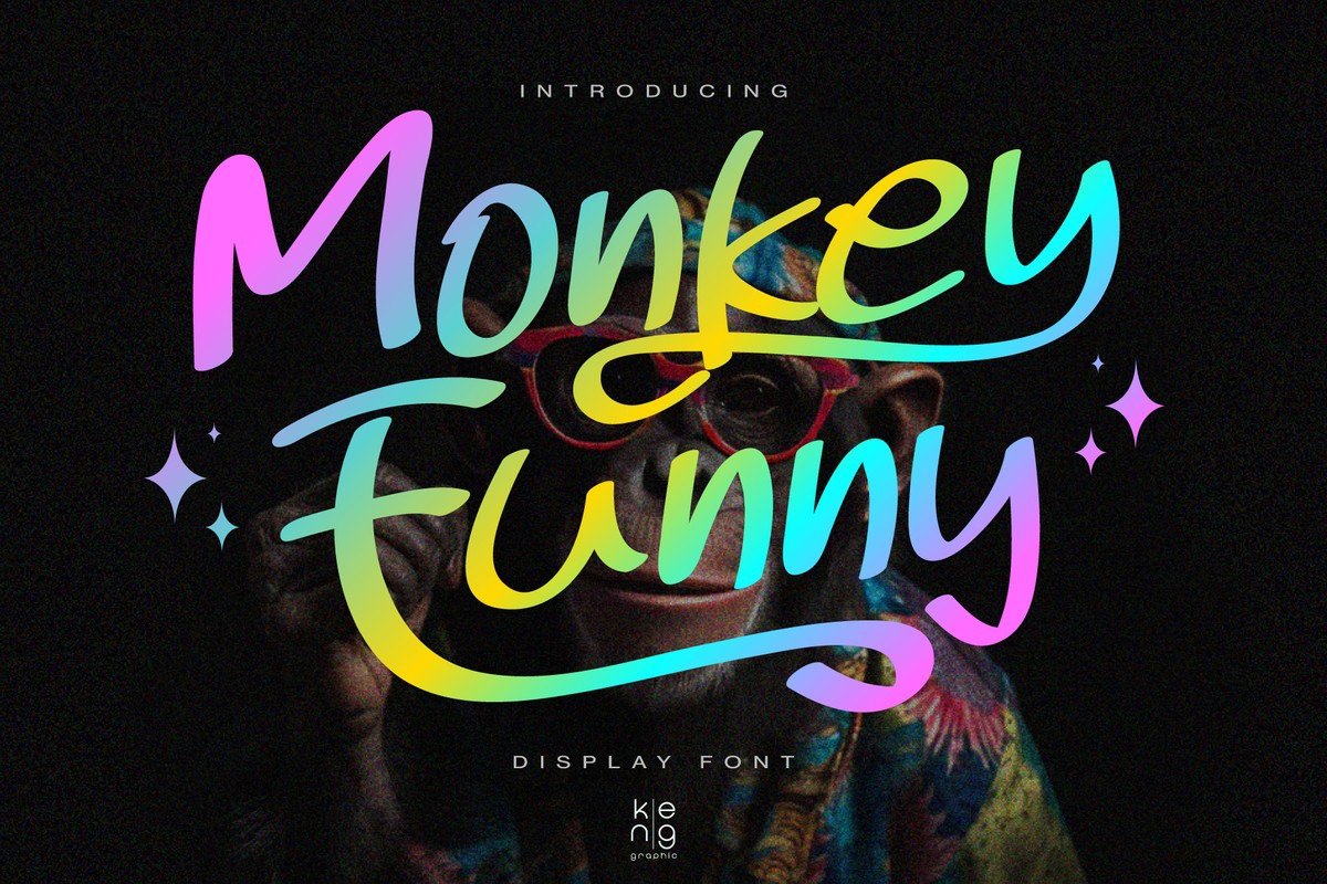 Font Monkey Funny